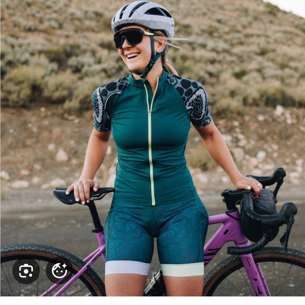 SMITH Teal Bike Shorts